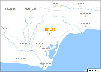 map of Galis