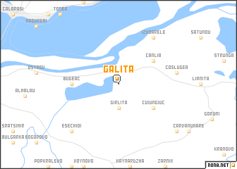 map of Galiţa