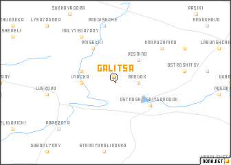 map of Galitsa