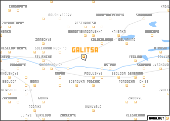 map of Galitsa