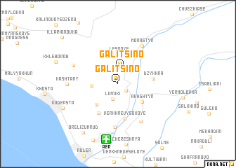 map of Galitsino