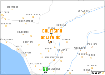 map of Galitsino