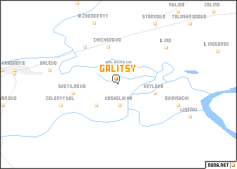 map of Galitsy