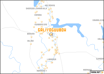 map of Galiyo Guubow