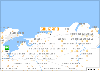 map of Galizano