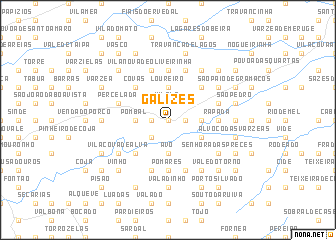 map of Galizes