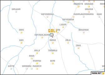 map of Gali