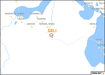 map of Gali