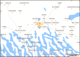 map of Gali