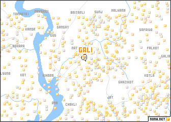 map of Gali