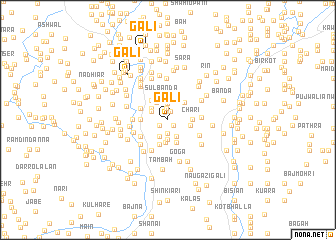 map of Gali