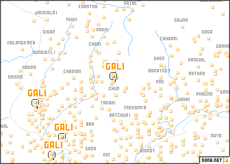 map of Gali