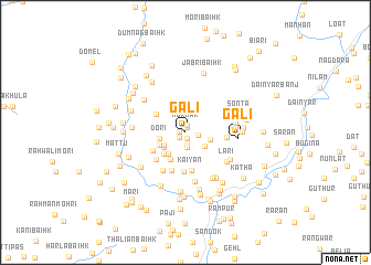 map of Gali