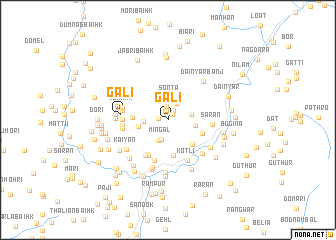 map of Gali