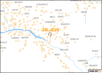 map of Galjevo