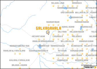 map of Galkadawala