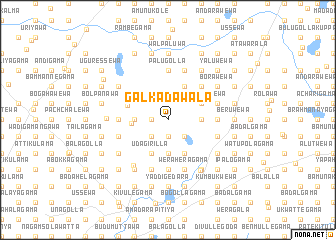 map of Galkadawala