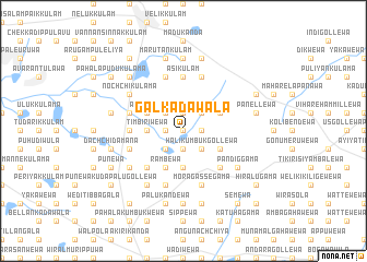 map of Galkadawala