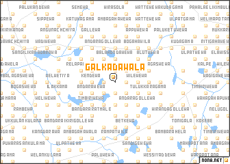 map of Galkadawala