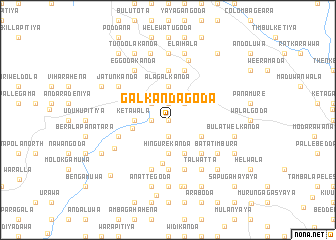 map of Galkandagoda