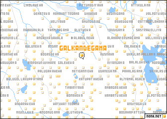 map of Galkandegama