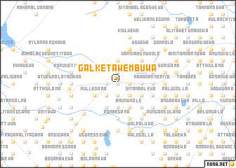 map of Galketawembuwa