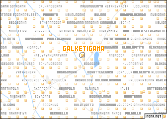 map of Galketigama