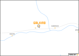 map of Galkino