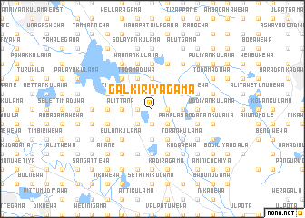 map of Galkiriyagama