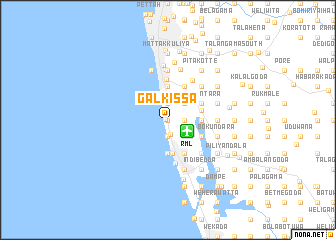 map of Galkissa