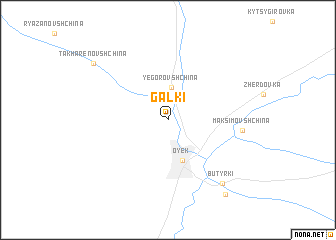 map of Galki