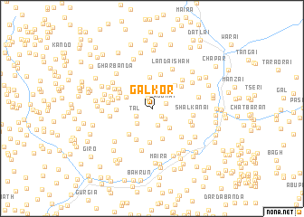 map of Galkor