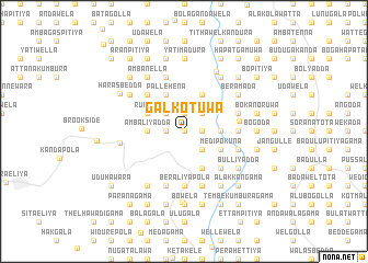 map of Galkotuwa