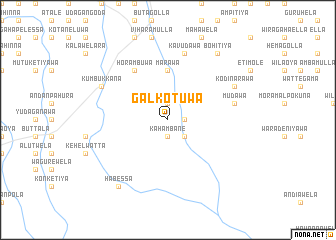 map of Galkotuwa