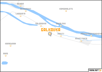 map of Gal\