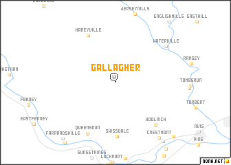 map of Gallagher