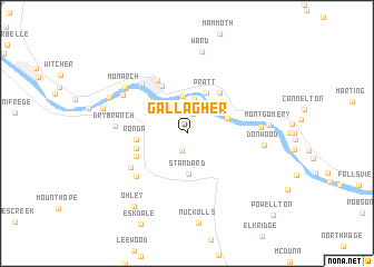 map of Gallagher