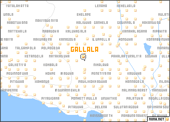 map of Gallala