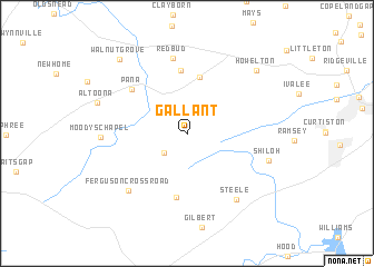 map of Gallant
