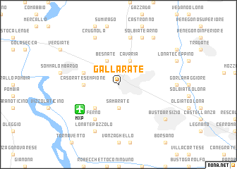 map of Gallarate