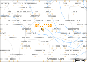 map of Gallardo