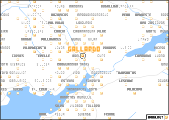 map of Gallardo