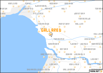 map of Gallared