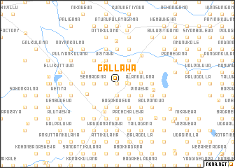 map of Gallawa