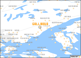 map of Gallboda