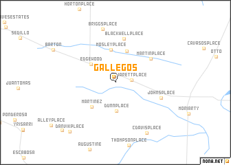 map of Gallegos