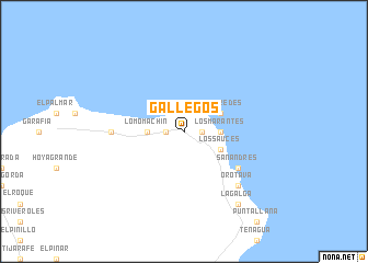 map of Gallegos