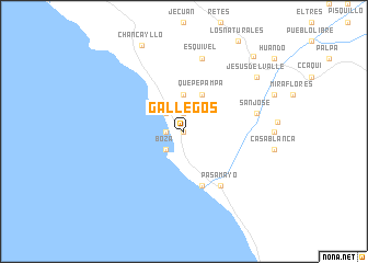 map of Gallegos