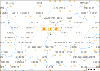 map of Gallegos