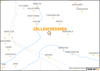 map of Galleh Cheshmeh